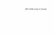 User's Guide - WF-2540 - Epsonfiles.support.epson.com/pdf/wf2540/wf2540ug.pdf · Color Matching and Color Options - Mac OS X..... 79 Selecting Printing Preferences - Mac OS ...