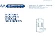 ROTARY BLOWER INTAKE SILENCERS - Spartan Controls/media/resources/stoddard silencers/ca/4... · Application Blower Intake Silencer for standard silencing at blower speeds above transition
