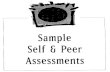 Self- Assessment and Peer · PDF filegroup project, and I help others do the same. Assessment, Articulation, and Accountability, 1999 112. ... Figure 71 - Self-Assessment on My Small