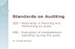 Standards on Auditing - ymec.inymec.in/wp-content/uploads/2015/01/CA.-Nimesh-Bhimani.pdf · Standards on Auditing 320 - Materiality in Planning ... Performance materiality is set