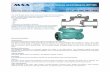 Swing check valves according to API 6D - · PDF fileThe swing check valves according to API 6D can be assembled in the horizontal pipeline. The basic construction of swing check valves