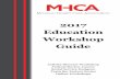 2017 Education Workshop Guide - c.ymcdn.comc.ymcdn.com/.../2017_Workshop_Guide_Revised_Aug_2017.pdf · 2017 Education Workshop Guide Activity Director Workshop ... seminars on a variety
