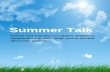 Summer Talk - Arial version LS ed - The Communication Trust · PDF fileGames and activities to support children’s ... • Trolley challenge – keep your kids amused in the supermarket