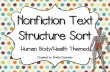 Nonfiction Text Structure Sort - Killeen, TX · PDF fileNonfiction Text Structure Sort Directions Place each card under the proper heading based on its text structure. When you are