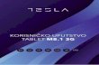 KORISNIČKO UPUTSTVO TABLET M8.1 3G - tesla.infotesla.info/wp-content/uploads/2017/02/Tesla-M8.1-3G-Tablet-User... · doći do trajnog oštećenja sluha. • Izbjegavajte priključenje