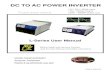 dc to ac power inverter - Power Master Technology Co., Ltd. · PDF fileDC TO AC POWER INVERTER L-Series User Manual Before install and use your Inverter, read the User Manual and safety