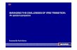 CHALLENGES OF IFRS ADOPTION ICAN. · PDF filePresentation Outline Overview of IFRSs Global adoption of IFRSs Concerns /Implication s The IFRS Clouds (Challenges) Access Bank: Case