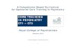 CORE TRAINING IN PSYCHIATRY CT1 – · PDF file1 A Competency Based Curriculum for Specialist Core Training in Psychiatry . CORE TRAINING IN PSYCHIATRY CT1 – CT3. Royal College of