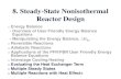 8. Steady-State Nonisothermal Reactor Design - CHERIC · PDF file8. Steady-State Nonisothermal Reactor Design o Energy Balance - Overview of User Friendly Energy Balance Equations