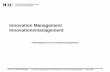 5 Management im Innovationsmanagement - BWL-Onlinebwl-online.com/600KapitelOrdner/640KapitelOrdner/IM5_Innovations... · © Prof. Dr. Rolf Dornberger Innovation Management: 5 Management