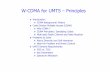 W-CDMA for UMTS – Principles - Startseite TU · PDF fileW-CDMA for UMTS – Principles u ... “WCDMA for UMTS”, 5th edition ... RACE project CODIT (UMTS Code Division Testbed,