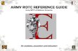 ARMY ROTC REFERENCE GUIDE - Edinboro University ARMY R… · 1 ARMY ROTC REFERENCE GUIDE Army ROTC of Edinboro University for students, counselors and educators