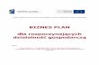 BIZNES PLAN dla rozpoczynających działalność · PDF fileProjekt współfinansowany przez Unię Europejską w ramach Europejskiego Funduszu Społecznego BIZNES PLAN dla rozpoczynających