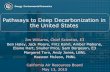 Pathways to Deep Decarbonization in the United States · PDF filePathways to Deep Decarbonization in the United States Jim Williams, Chief Scientist, E3 Ben Haley, Jack Moore, Fritz