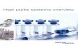 High purity systems overview - Spirax · PDF fileyour perfect partner for high purity systems The design of high purity steam and water systems is a complex and involved discipline.