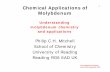 Chemical Applications of  · PDF fileChemical Applications of Molybdenum ... Dry lubricant Molybdenum complexes ... Aerospace gas turbine engines blade outer seal