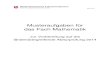 Musteraufgaben für das Fach Mathematik - nibis.de · PDF filePrüfungsanforderungen in der Abiturprüfung Mathematik (EPA) und das Kerncurriculum Mathe-matik für das Gymnasium –