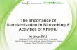 The Importance of Standardization in Biobanking ... Ki Hyun Ryu- Standardization of... · The Importance of Standardization in Biobanking & Activities of KNRRC Ki Hyun RYU Chairman,