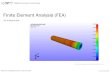 Finite Element Analysis (FEA) - Indiana University g563/Lectures/Finite Element from LUSAS engineering analysis software, ... Finite element strategy ... Finite element analysis and
