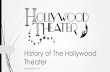 History of The Hollywood Theater · PDF fileThe Hollywood Theater 1948 to 1967 The doors of the Theater were again closed on April 19th, 1948 for yet another remodeling and upgrade.