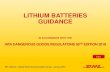 LITHIUM BATTERIES GUIDANCE - DHL - DHL · PDF fileJanuary 2018 . 2018 Lithium Batteries Regulations: Battery Types . Step 1 – What type of battery are you shipping? Lithium Ion Batteries