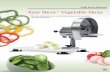 Easy Slicer Vegetable Slicer - Nemco Food · PDF fileOnly from Nemco! Easy Slicer ™ Vegetable Slicer The only tool you'll need to slice fresh produce with incredible speed and precision