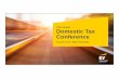 11th Annual Domestic Tax Conference - EY · PDF fileThis presentation is provided solely for the purpose of enhancing knowledge on ... Big Data Management ... EY Domestic Tax Conference
