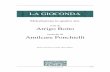 testi di Arrigo Boito Amilcare Ponchielli - · PDF fileA. Boito / A. Ponchielli, 1876 Personaggi P E R S O N A G G I La GIOCONDA, cantatrice..... SOPRANO LAURA Adorno, genovese, moglie