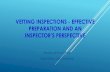 Vetting Inspections - Effective Preparation and an ... · PDF fileVETTING INSPECTIONS - EFFECTIVE PREPARATION AND AN INSPECTOR’S PERSPECTIVE Thursday, 20th March 2014 Police Officer’s