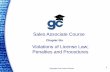Sales Associate Course - Gold Coast Schools · PDF fileCriminal Penalties 2nd Degree222nd Misdemeanor 1st Degree Misdemeanor 3rd Degree Felony Up to $500 fine and/or imprisonment up