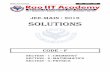 Rao IIT Academy JEE - MAIN - 2016 - Careers360 · PDF filerao iit academy jee - main - 2016 jee-main : 2016 solutions code - f section - 1: chemistry section - 2: mathematics section