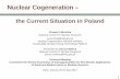 Nuclear Cogeneration - International Atomic Energy Agency · PDF fileNational Centre For Nuclear Research g.wrochna@ncbj.gov.pl Nuclear Cogeneration Industial Initiative ... Arcelor