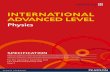 INTERNATIONAL ADVANCED LEVEL - Pearson · PDF fileInternational Advanced Level 2 (the additional content required for an IAL) – IA2 Pearson Edexcel International Advanced Level in