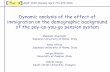 Dynamic analysis of the effect of immigration on the ... · PDF fileDynamic analysis of the effect of immigration on the demographic background of the pay-as-you-go pension system