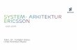 Ices 2015 ericpa2 Torbj rn Keisu) · PDF file› Architecture at Ericsson ... OSS - BSS System Infrastructure ... LTE RRC Application SGW 3G/LTE GTP-U TN 3G/LTE GTP-U TN MME NAS GTP