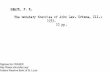 BEJICH, F. H. The monetary theories of John Law. Urbana ... · PDF fileThe monetary theories of John Law. Urbana, Ill.s 1955- ... Finanzsystem, JAHRBUCHER FUR ... Some neglected monetary