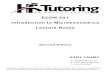 ECON 201 Introduction to Microeconomics Lecture Noteshf-tutoring.com/samples/Econ_201_Part1_lecture_Notes_With_Promo... · ECON 201 . Introduction to Microeconomics . Lecture Notes