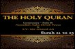 Tafsir of Holy Quran - Surah 21 to 25 - Islamic Mobilityislamicmobility.com/tafsir_pdf/PooyaTafsir_Quran_Surah21_25.pdf · Tafsir of Holy Quran - Surah 21 to 25 Aqa Mahdi Puya (Agha