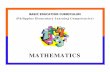 Mathematics - International Bureau of · PDF file1 MATHEMATICS DESCRIPTION Mathematics in Grades 1 and 2 includes the study of whole numbers, addition and subtraction, basic facts