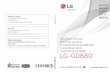 GD880 HUN cover - lg. · PDF fileBluetooth QD ID B016192 WiFi (WLAN) Ez az eszköz nem harmonizált frekvenciát használ, és valamennyi európai országban használható. A WLAN