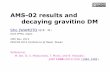 AMS-02 results and decaying gravitino DM - misho …20131120-PASCOS)AMS... · AMS-02 results and decaying gravitino DM Sho IWAMOTO 20th Nov. 2013 PASCOS 2013 Conference @ Taipei,