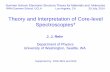 Theory and Interpretation of Core-level Spectroscopies*helper.ipam.ucla.edu/publications/gss2014/gss2014_11944.pdf · matrix = e i δ l sin δ l δ RR’ δ ... *L. Campbell, L. Hedin,