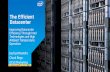 The Efficient Datacenter - Intel | Data Center Solutions ... · PDF fileDatacenter Improving Datacenter ... up to 39% or ~$50 M in power infrastructure ... com/s/article/9195918/Data_center_infrastructure_management_tools_eliminate