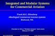 Integrated and Modular Systems for Commercial Aviation · PDF fileIntegrated and Modular Systems for Commercial Aviation ... Integrated and Modular Systems ... Integrated and Modular