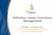 Effective Leader Transition Management - Northshore …northshore.shrm.org/sites/northshore.shrm.org/files/HRMA... · Individual Contributor ... Performance Individual Factors ...