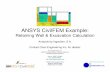 ANSYS CivilFEM Example - Ozen Engineering and · PDF file1 ANSYS CivilFEM Example: Retaining Wall & Excavation Calculation Analysis by Ingeciber, S.A. Contact Ozen Engineering Inc.