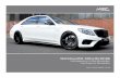 Modell S-Klasse W222 - S300 bis S63/S65 AMG ... · PDF fileModell S-Klasse W222 - S300 bis S63/S65 AMG Veredlungsprogramm für Basis Mercedes-Benz Tuning Program for Mercedes-Benz