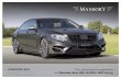 OVERVIEW 2016 Mercedes-Benz S63/ 65 AMG/ AMG  · PDF fileOVERVIEW 2016 The customization programme last update 02 / 2016 for Mercedes-Benz S63/ 65 AMG/ AMG Styling