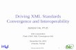 Driving XML Standards Convergence and Interoperability · PDF fileDriving XML Standards Convergence and Interoperability ... and how messages are placed ... and repository services