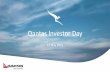 Qantas Investor Day Presentation 2015 · PDF fileTino La Spina Chief Financial OfficerGroup Chief Executive Jayne Hrdlicka Officer Jetstar Chief Executive Officer Qantas Loyalty Rob